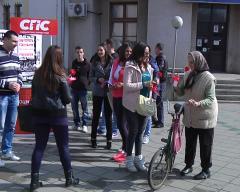 Omladina SPS-a obeležila Međunarodni dan žena - 8.mart