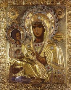 Икона Пресвета Богородица Тројеручица
